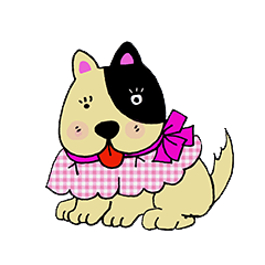 セレブ犬シルビーちゃんの日常 かわいいlineスタンプ探すならstample スタンプル Lineスタンプ検索サイト